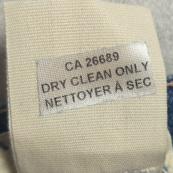 L'AGENCE Dark Blue Straight Jeans - Picture 7 of 10